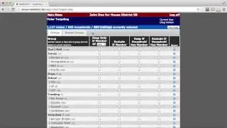 webElect | Targeting Voters