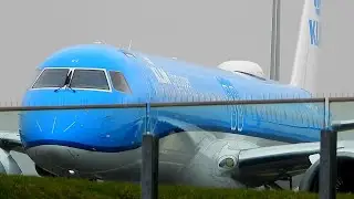 🇳🇱KLM Cityhopper Embraer E195-E2✈️ Reg: PH-NXY Close Up At Amsterdam Airport 