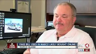 Fake money investigation in Marco Island
