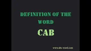 Definition of the word 