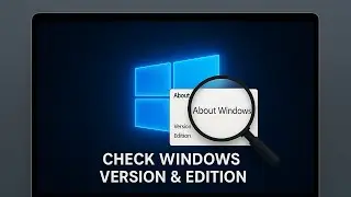 How to Check Windows Version in Laptop or PC | How To Check Your Windows Edition and System Info