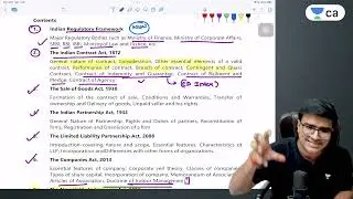 ICAI Breaking News - CA Foundation law syllabus detailed discussion | Indresh Gandhi