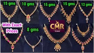 Beautiful Lightweight Necklaces | including prices | CMR Nizampet Branch | Bangaru Rani