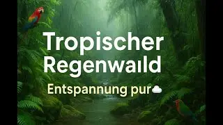 Tropischer Regenwald 🌿 | Rainforest Sounds for Sleep, Relaxation & Meditation 45 min