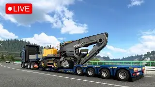Euro Truck Simulator 2 LIVE 🔴 | Indian Truck Driver Long Route 🚚 | ETS2 Hindi Gameplay