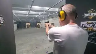 Armscor Shooting Center, Capas Tarlac.Shooting 50 rounds, 9MM FMJ.