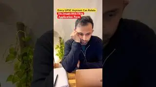 UPSC Aspirant While Filling 2026 Application Form 😳 #bahuthard #upscexam #prelims2026