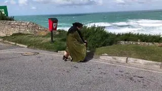DIY Poldark. Take Four. Riding really dangerously towards a cliff