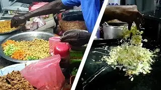 Village Night Life - Spicy Chickpeas And Kottu Roti Street Foods | Village City