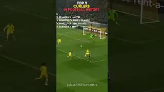 Top 5 Curlers in Football History!🎯🔥 #shorts #shortsfeed #top5goals #football #viralshort
