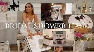 BRIDAL SHOWER HAUL | wedding registry ideas/what I got off my registry