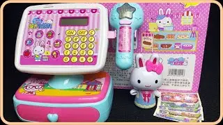 6 Minutes Satisfying with Unboxing Pink Rabbit Cash Register ASMR ( No Music)