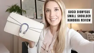 Обзор маленькой сумки Gucci Dionysus через плечо (белая) | Посадка, удобство носки и честные плюс...