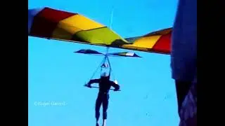 Hang gliding with mates at Byron Bay 1978