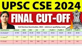 UPSC 2024 Cut-Off Breaks Hearts 💔 | Prelims & Mains Marks Analysis | Missed by 1 Mark? Chandramouli