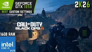 Call of Duty: Black Ops 6 | GTX 1050 2GB with Core i5 3470 & 16GB Ram