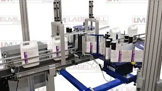 LabelMill LM5000 Conveyor System w/ LM1510 Label Applicators