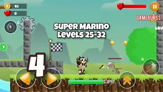 Super Marino: Jungle Adventure - Gameplay Walkthrough Android Part 4 - Levels 25-32