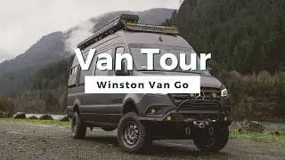 Off-Grid Sprinter 170 AWD Camper Van Tour | Winston Van Go: Built for Full-Time Living