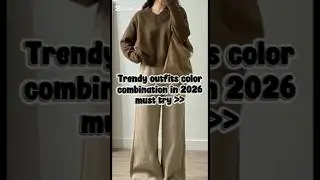 outfits colour combination in 2026 must try #ootdguide #colors #trendingshorts #clothing #shorts