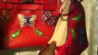 RELOADED :SOLD : Customized Rhinestone Shoes Women Butterfly Effect (MECHIES SHOES by AKIMIT1114)