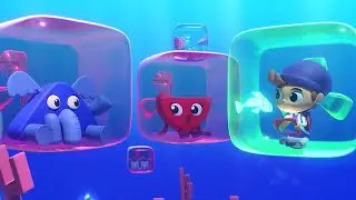 Tangranimals | Under the Seas (Compilation) Cartoon in English for Kids | New episodes