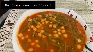 Nopales con Garbanzos