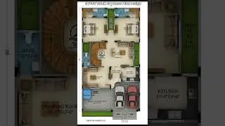 🏠&ldquo;Comment your plot size, I&rsquo;ll make a 3D plan for you 👇&rdquo;#skpconstructions  #houseplan
