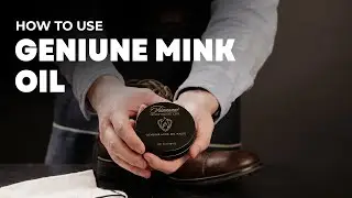 How to Use Geniune Mink Oil Paste for boot and shoes | Clean | Conditions | Protects, myshoesupplies