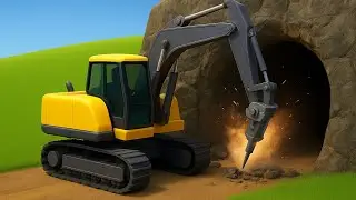 JCB Rock Drill Work | Heavy Tunnel Drilling Machine Gameplay