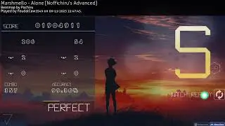 osu! Marshmello - Alone [Noffichiru's Advanced] [HR] --- 99.36% accuracy