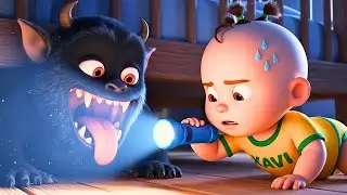🌙 Afraid of the Dark Song | Baby Rhymes & Songs | Baby Xavi