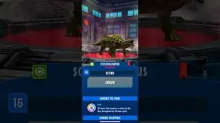 Unlocking the new legendary scelidosaurus from darting and level up to level 17 Jurassic World alive