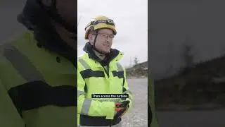 How are wind turbines prepared for a maintenance inspection?