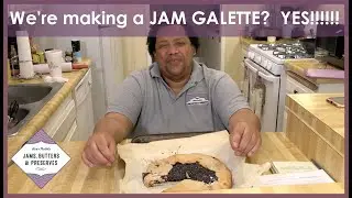 Jam Galette with Hazelnut Crust