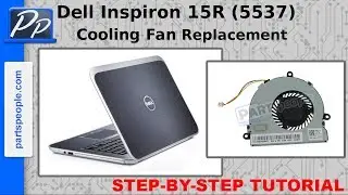 Dell Inspiron 15R (5537) CPU Cooling Fan Video Tutorial Teardown