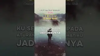 Redha di akhir rindu 🙏🙏lirik rock