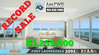 🌴 LUXURY OCEANFRONT CONDO FOR SALE | 3430 Galt Ocean Dr 607, Fort Lauderdale, FL | The Commodore 🌊