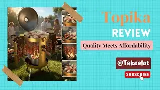 Topika Hand-Forged Thickened Carbon Steel Multifunctional Barbecue Grill