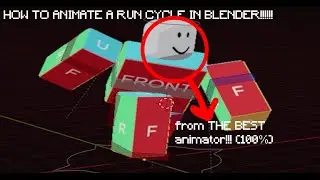 How to Make a Roblox Run Animation in Blender