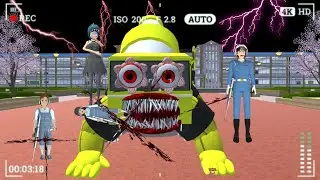 Yuta Mio Panik CCTV Rekam Truk Kuning Molen Jadi Monster! Serangan Mengerikan di Kota Sakura!