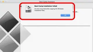 Bootcamp не удаётся установить Windows 10 &mdash; ошибка копирования файлов установки Windows &mdash; OS Mojave