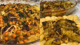 كرمب محشي (ملفوف)في الفرن بطريقة بسيطة بصوص بيضاء و البنة عسل🤤
