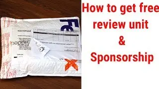 How To Get Free Product Review Unit For New YouTuber