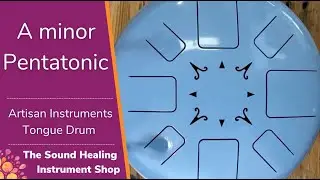 A minor Pentatonic Tongue Drum Made by Artisan Instruments in Canada