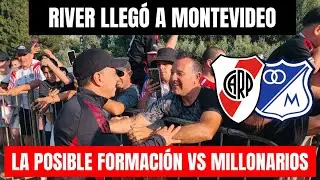 🇺🇾⚽ RIVER LLEGÓ A URUGUA:  LA POSIBLE FORMACIÓN PARA EL DEBUT ANTE MILLONARIOS DE COLOMBIA