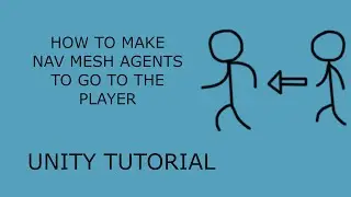 Nav Mesh Agent follows the player || Unity Tutorials ep.4