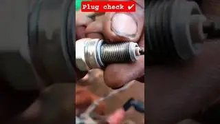 plug check ✔️ #viral #automobile #youtubeshorts #trendingshorts #mechanic