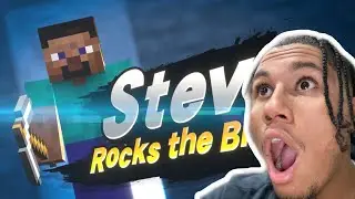 MINECRAFT STEVE IN SMASH REACTION | JADINGAMING