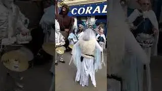 frost fair start of the drum off in St Leonard's